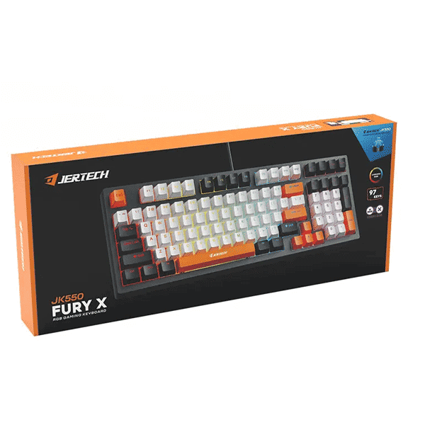 کیبورد گیمینگ جرتک با سیم مدل Jertech jk550