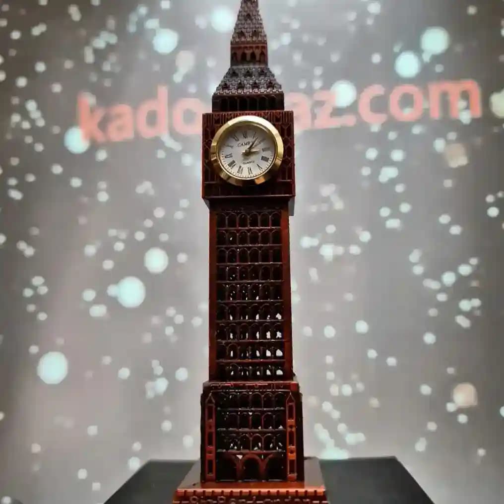 ماکت فلزی برج ساعت بیگ بن Big Ben لندن – رنگ برنزی سایز ۱۹ سانت — تصویر ۸