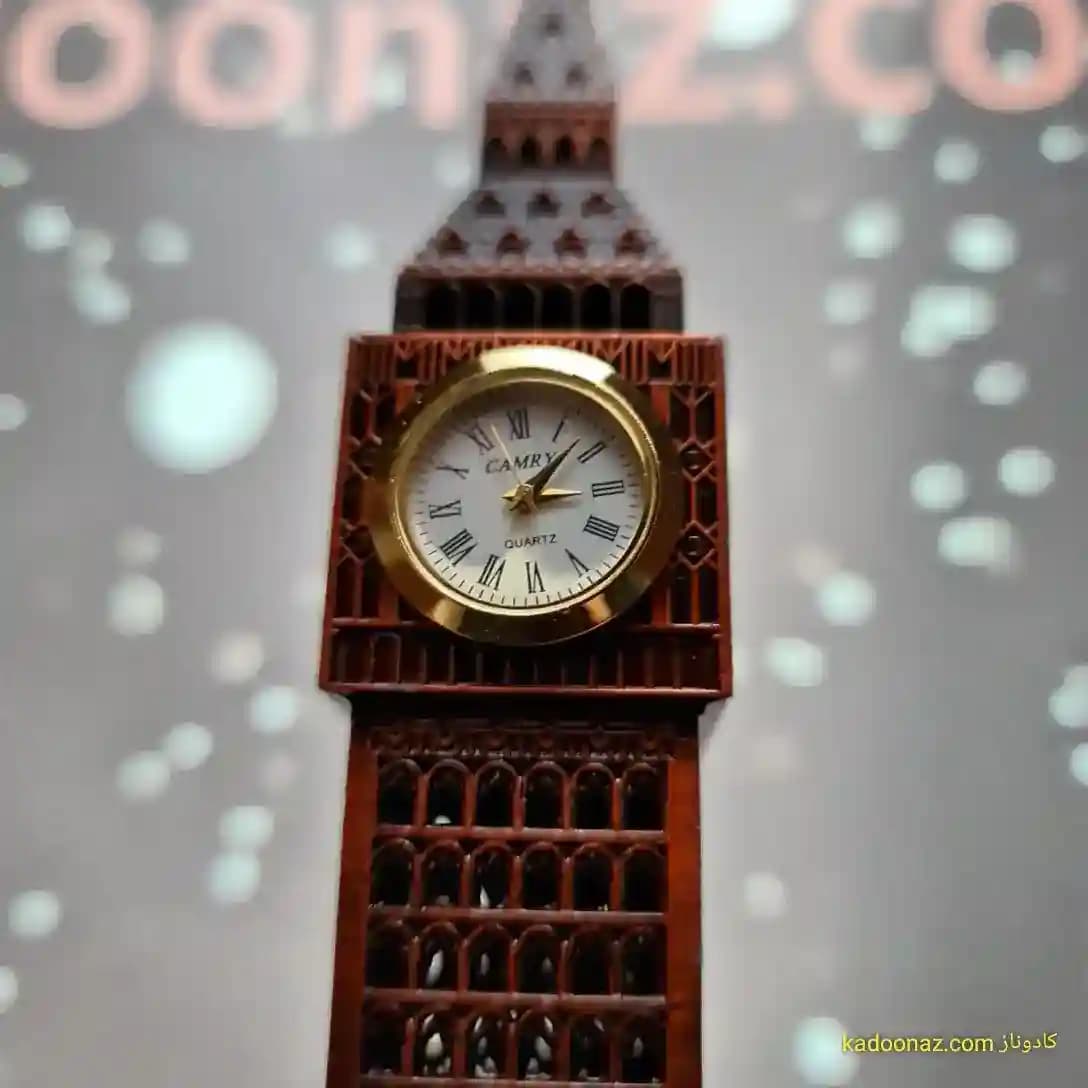 ماکت فلزی برج ساعت بیگ بن Big Ben لندن – رنگ برنزی سایز ۱۹ سانت — تصویر ۵