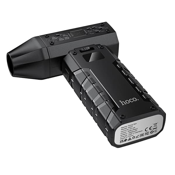 جت فن شارژی چندکاره هوکو مدل HOCO HX67 با سرعت 80000 RPM — تصویر ۷