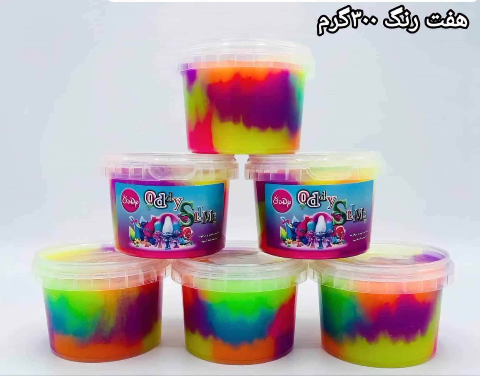 اسلایم اودی مدل هفت رنگ 300 گرمی – کد 5105