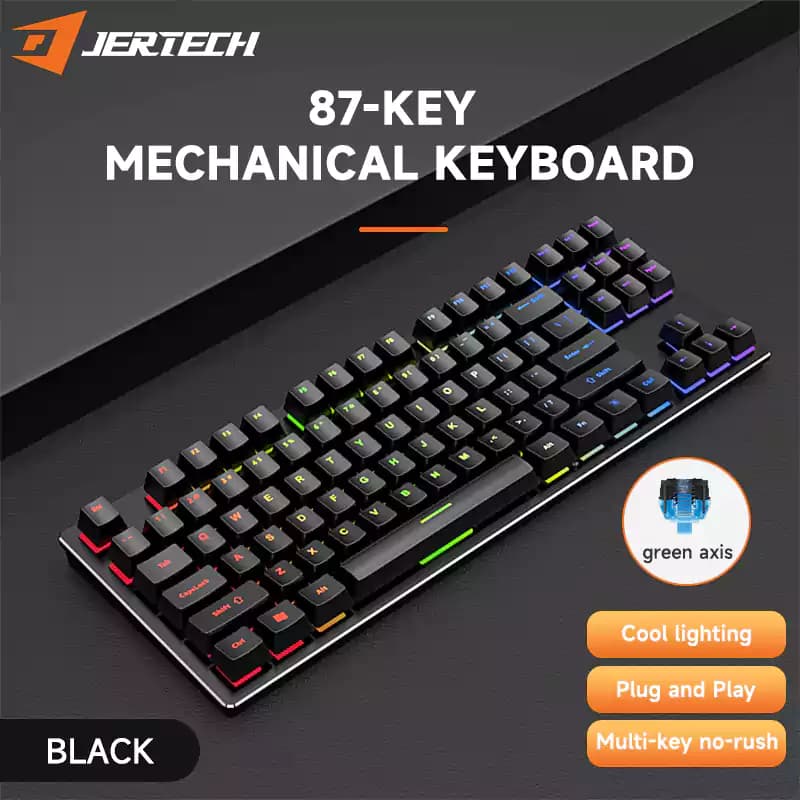 کیبورد گیمینگ جرتک مدل JERTECH JK 510 کیبورد لاتین — تصویر ۴