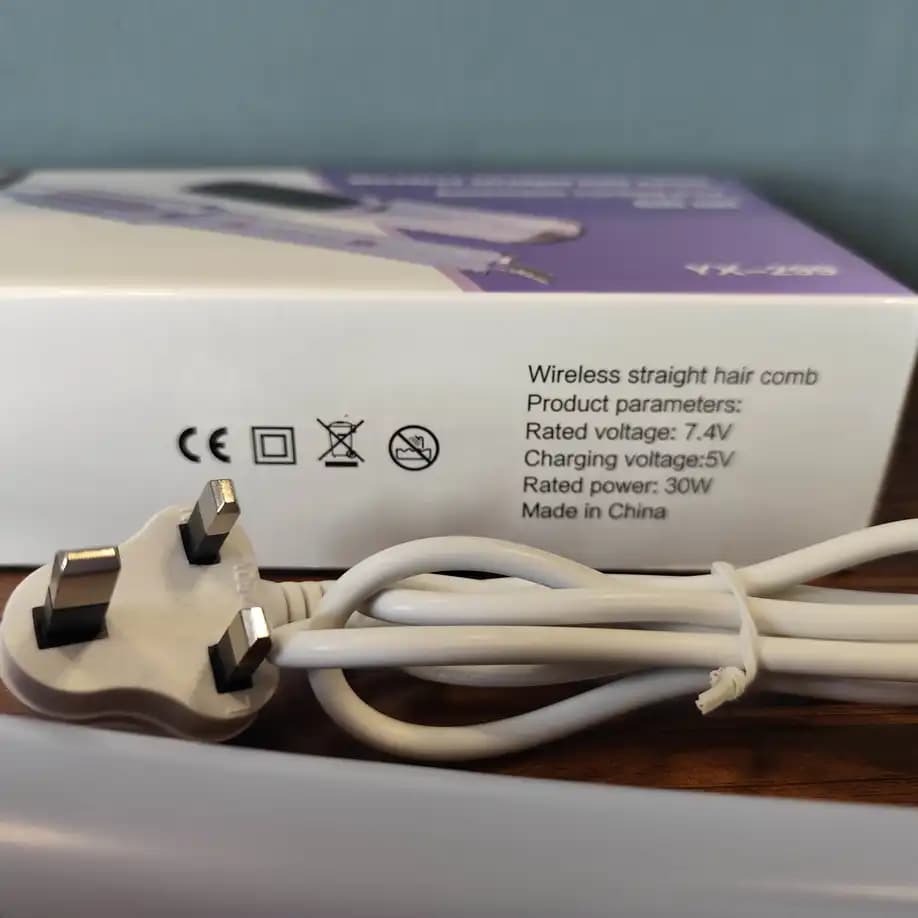 ست حالت‌دهنده مو بابلیس و اتو مو بی سیم مدل YX-299 — تصویر ۴