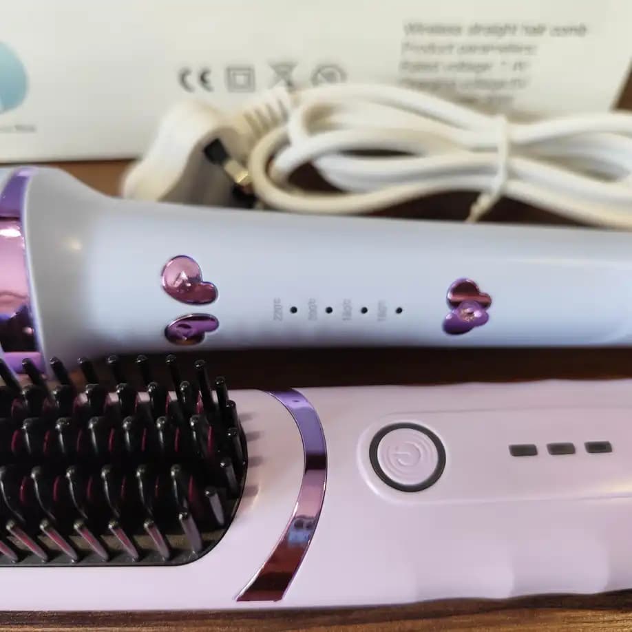 ست حالت‌دهنده مو بابلیس و اتو مو بی سیم مدل YX-299 — تصویر ۶