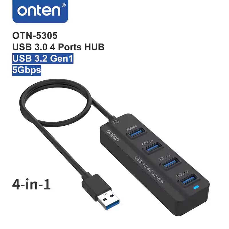 هاب 4 پورت ONTEN مدل OTN-5305 — تصویر ۴