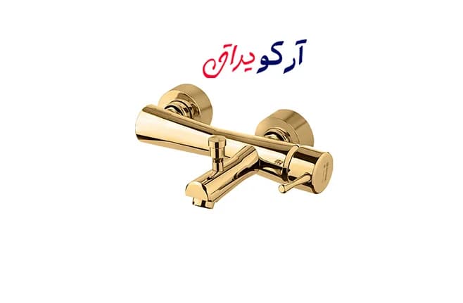 دوش برند درخشان مدل فلاور طلایی