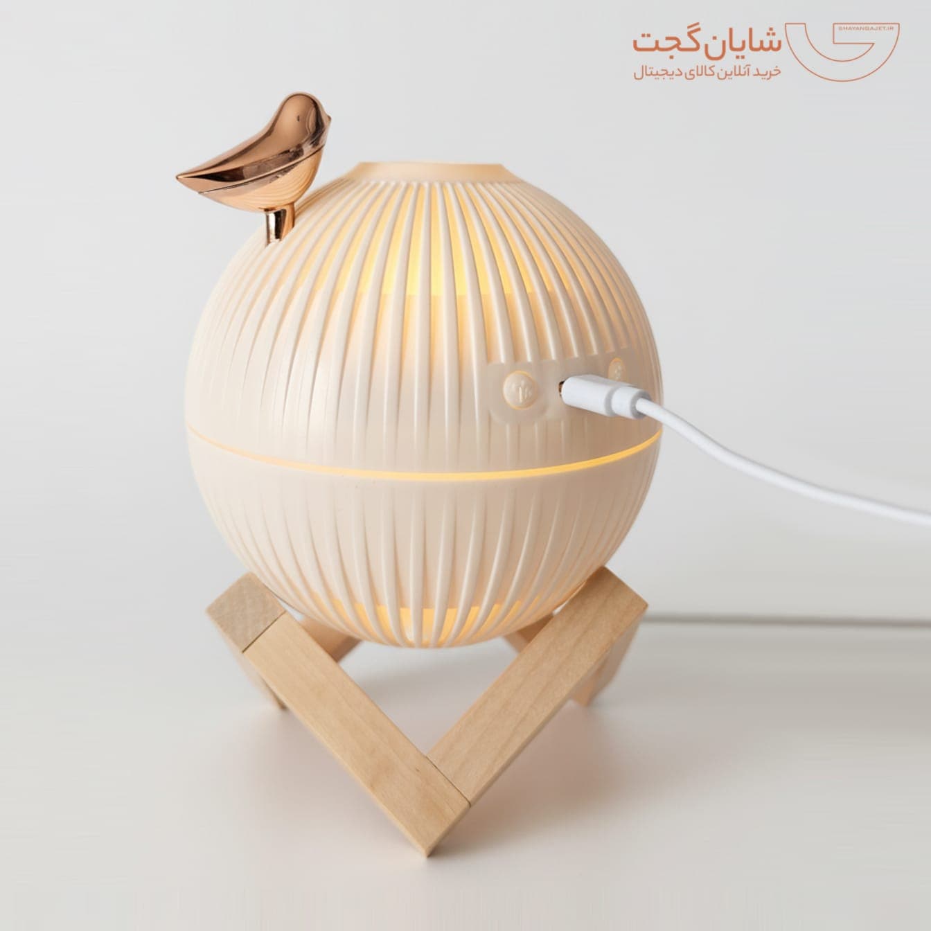 بخور سرد طرح گنجشک دارای چراغ خواب