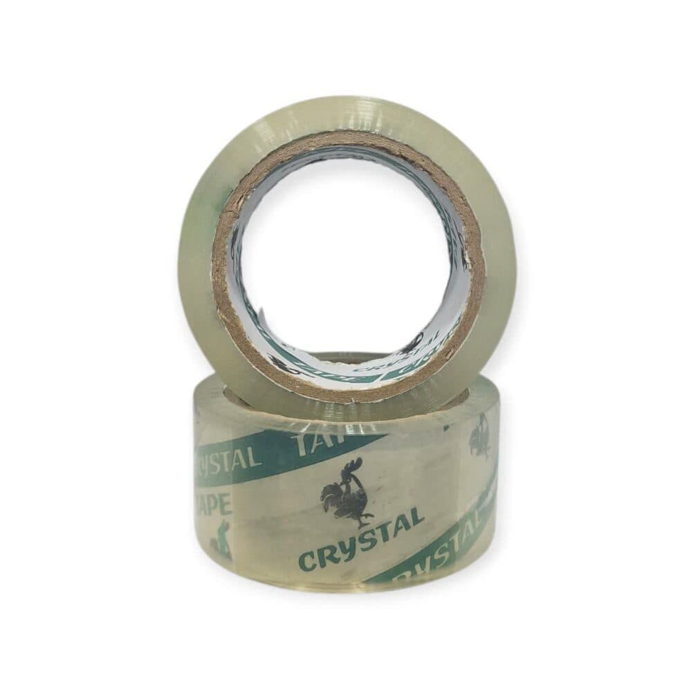 چسب نواری عرض 5 سانت 90 یارد کریستال