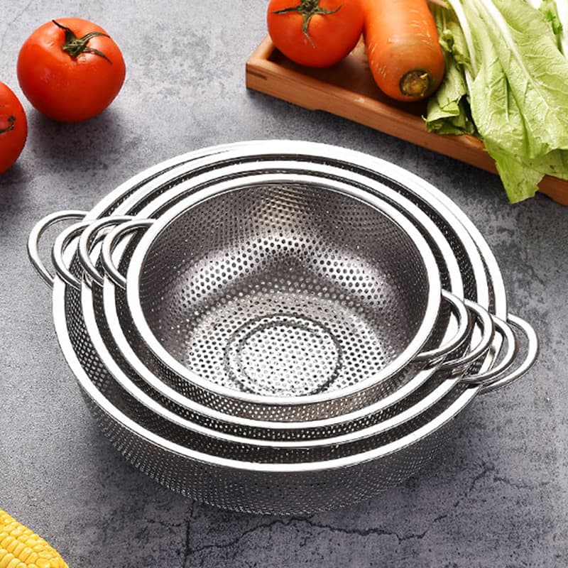 ست آبکش استیل 6 تایی BASKET وارداتی