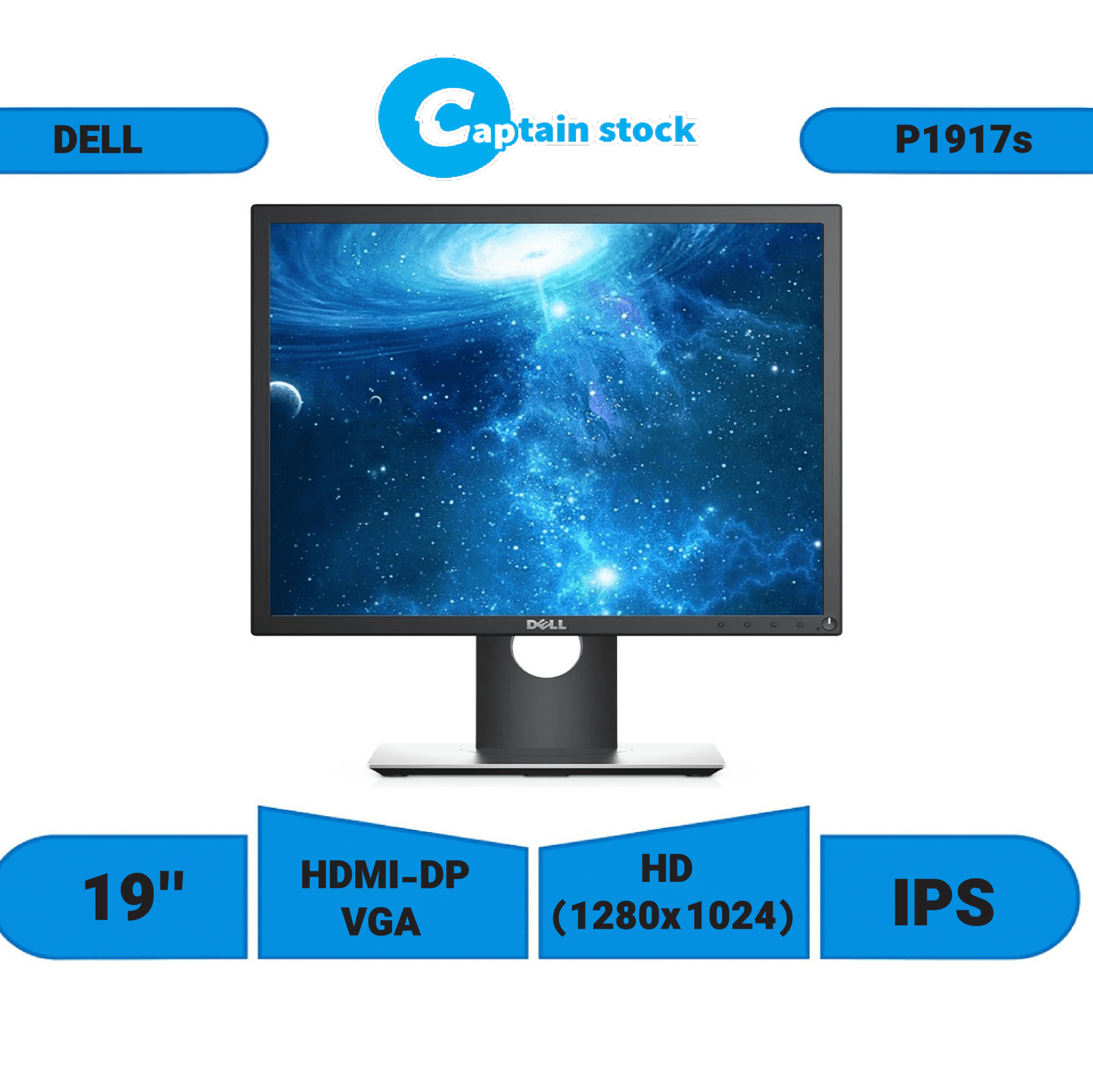 مانیتور استوک DELL P1917 s 19 inch — تصویر ۲