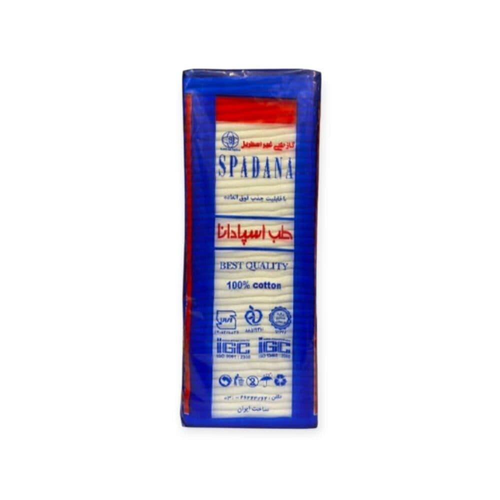 گاز طبی غیر استریل اسپادانا 16لایه 400 گرمی — تصویر ۲