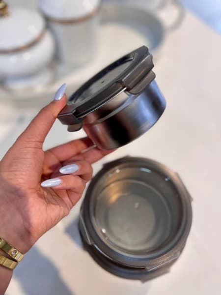 ظرف غذا و نگهدارنده استیل 3 تایی FRESH BOX — تصویر ۶