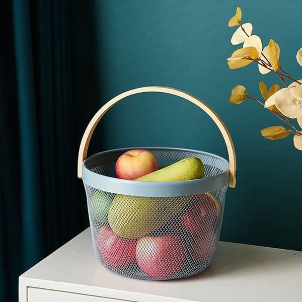 سبد فلزی همه کاره گرد طرح ایکیا IKEA — تصویر ۶