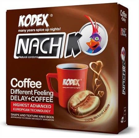 کاندوم تاخیری کدکس مدل قهوه بسته 3 عددی | Kodex Delay And Coffee Condom 3 pcs — تصویر ۴