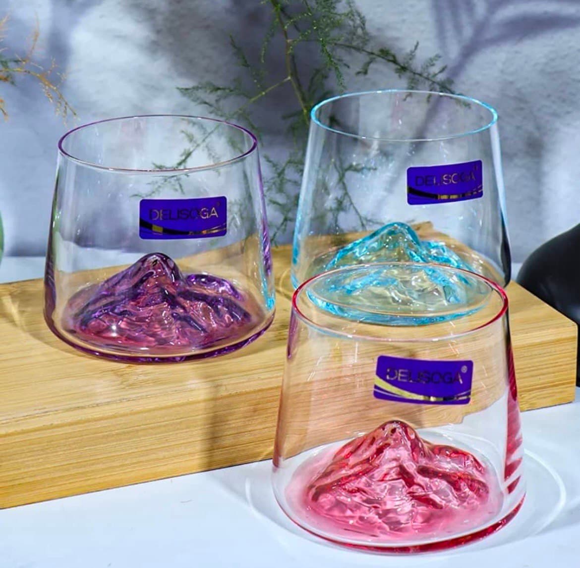 نیم لیوان کوه یخ رنگی دلی گلس DELI GLASS — تصویر ۷