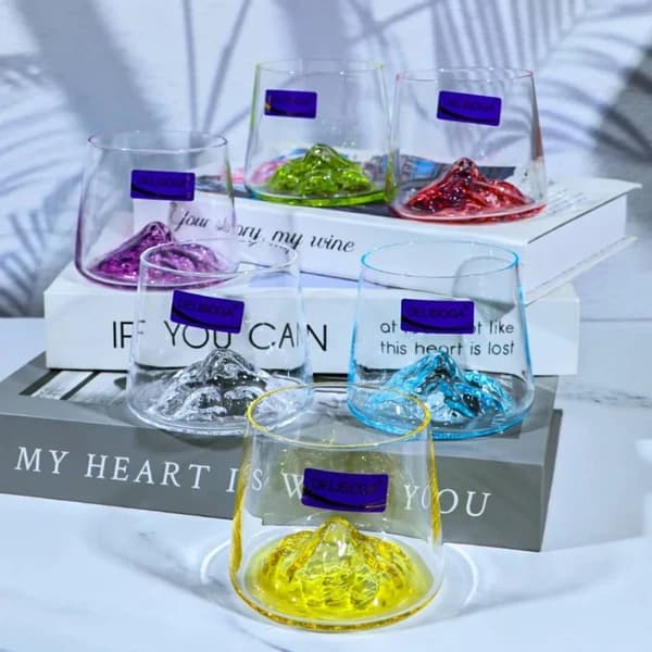 نیم لیوان کوه یخ رنگی دلی گلس DELI GLASS — تصویر ۳