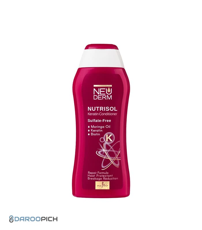 نرم کننده مو نئودرم مدل کراتینه نوتریسل حجم 300 میل | Neuderm Nutrisol Keratin Conditioner 300ml — تصویر ۵