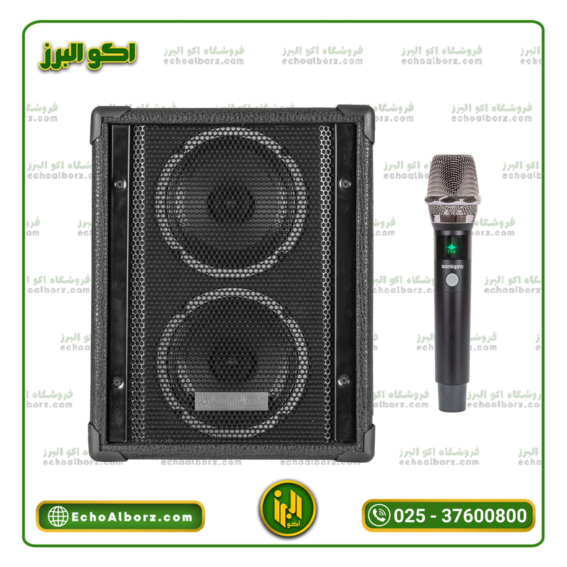 اکو همراه بیسیم 2660 باند ایران Bandiran | (با میکروفن بیسیم)
