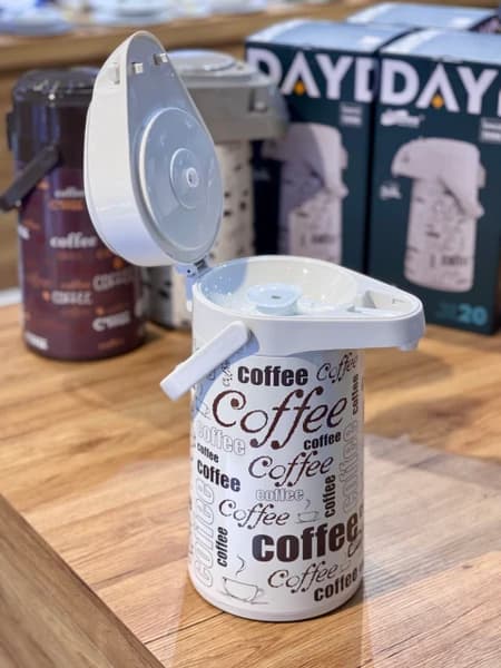 فلاسک استیل پمپی طرح COFFEE برند DAY DAYS — تصویر ۴