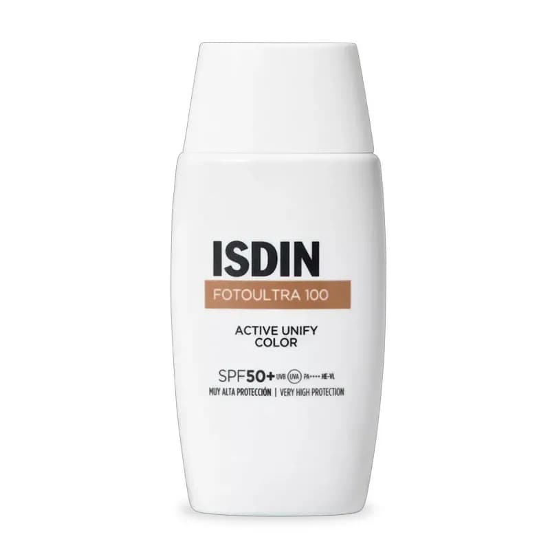 ضد آفتاب اکتیو یونیفای ایزدین رنگی | Isdin Active Unify Color 50ml — تصویر ۵