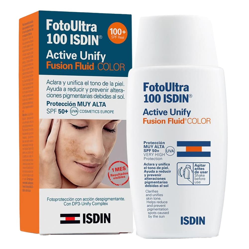 ضد آفتاب اکتیو یونیفای ایزدین رنگی | Isdin Active Unify Color 50ml — تصویر ۴