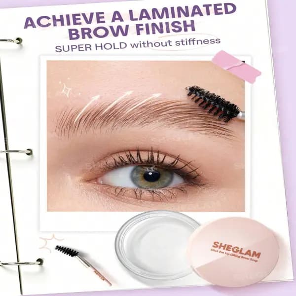 ژل ابرو کاسه ای شیگلم | Sheglam Stick Em Up Lifting Brow Soap — تصویر ۸