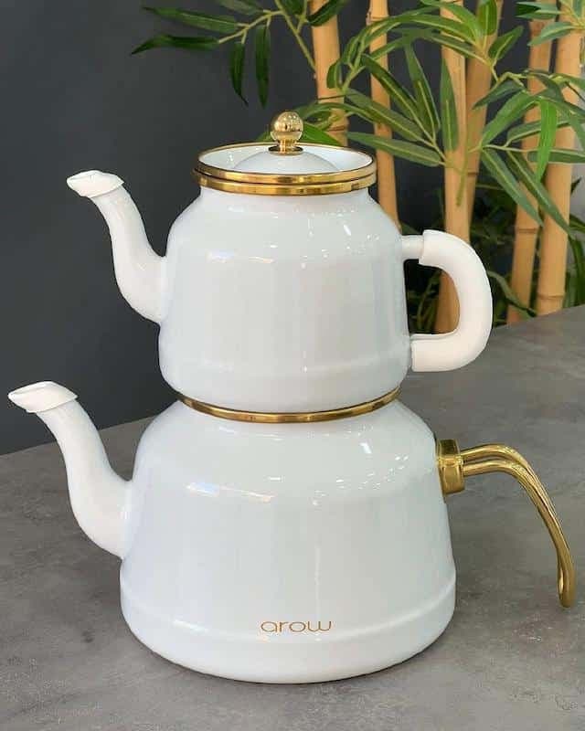 کتری قوری لعابی برند آرو AROW — تصویر ۶