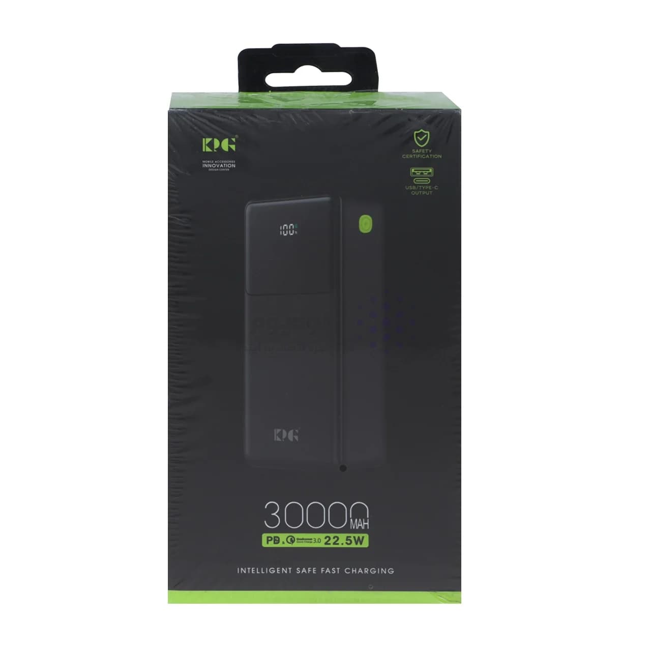 پاوربانک PD و فست شارژ KPG 30000mAh مدل PD-39 22.5W – مشکی – kZN (گارانتی شش ماهه Kezen) — تصویر ۸