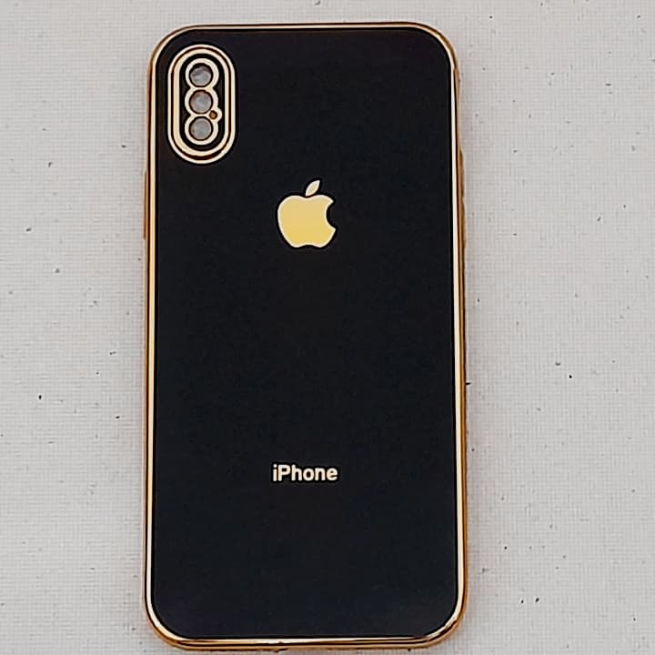 قاب گوشی آیفون iPhone X دور طلایی مدل مای کیس — تصویر ۴