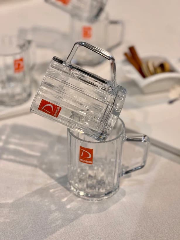 لیوان دسته دار طرح مولین برند دلی گلس DELI GLASS — تصویر ۵