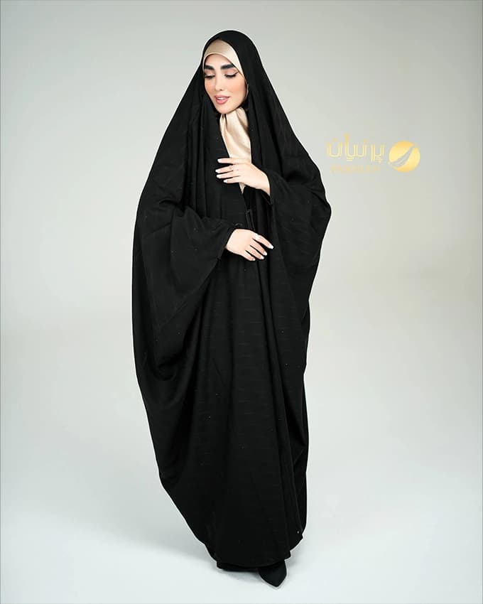 چادر جده عربی نخ کره طرح 8