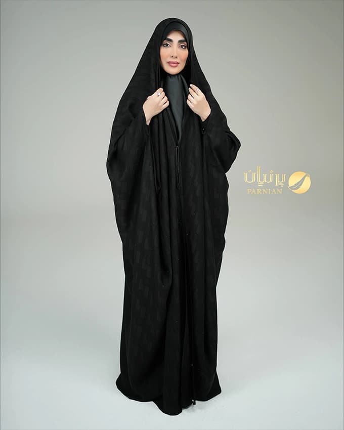 چادر جده عربی نخ کره طرح 14