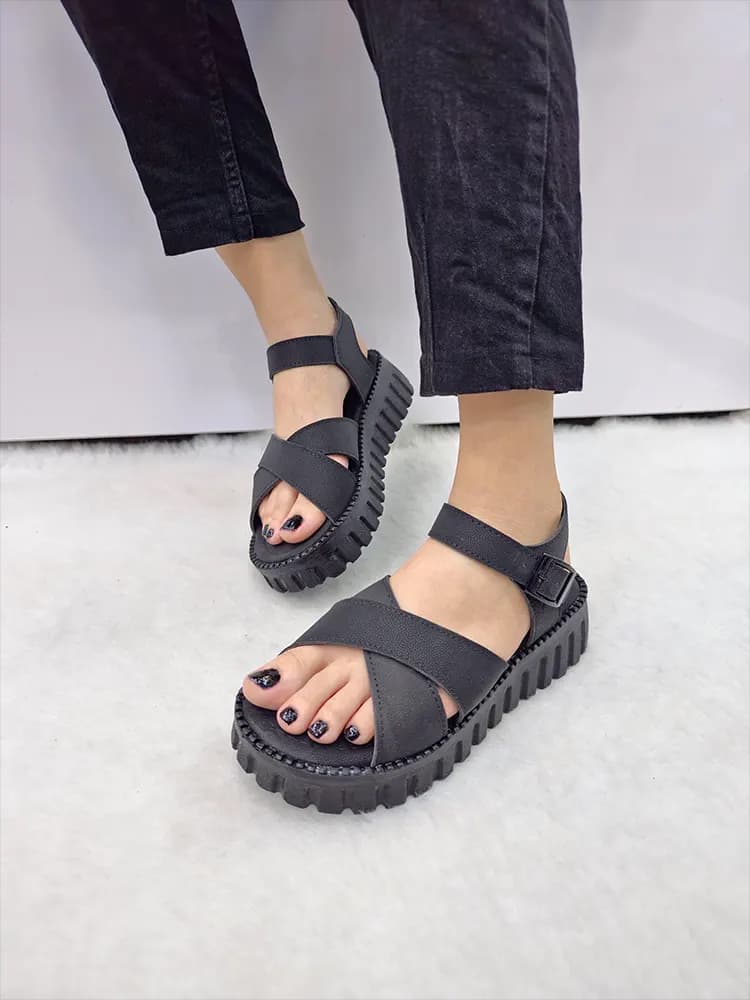 صندل طبی زنانه لژدار ضربدری 17550