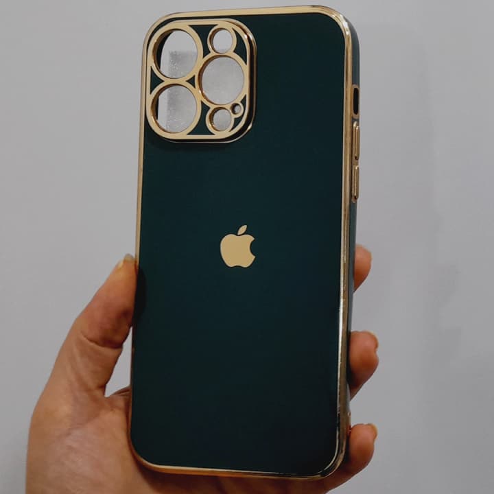 قاب گوشی آیفون iPhone 14 pro max مدل دور طلایی مای کیس — تصویر ۳