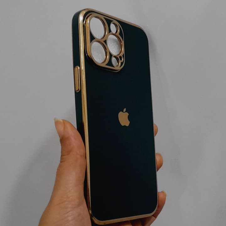 قاب گوشی آیفون iPhone 14 pro max مدل دور طلایی مای کیس