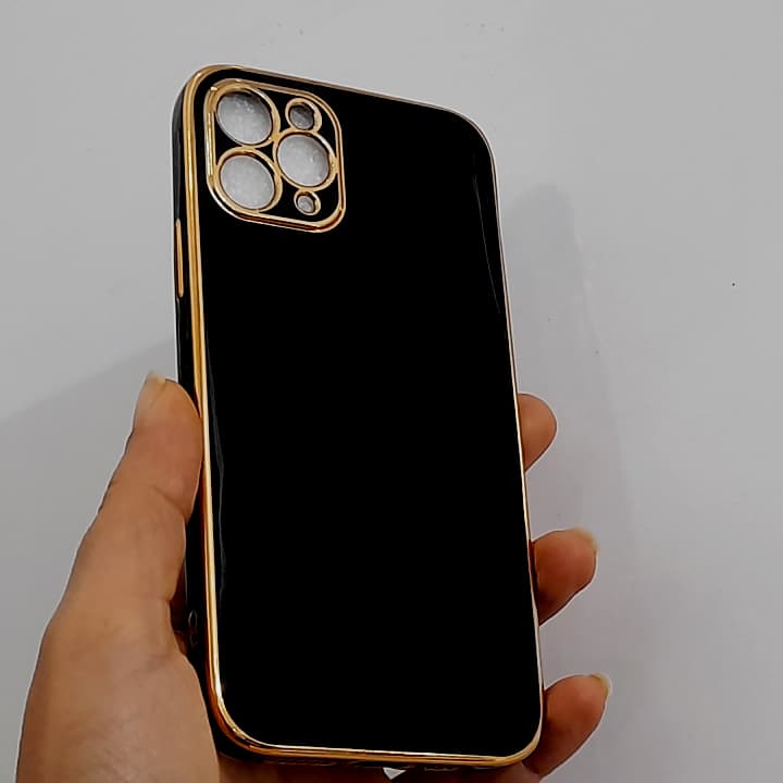 قاب گوشی آیفون iPhone 11 pro مدل دور طلایی مای کیس