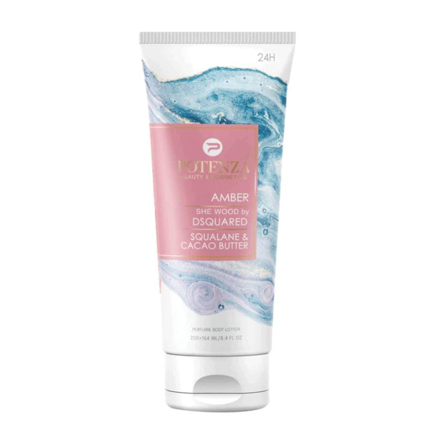 لوسیون بدن 24 ساعته Amber پوتنزا Potenza Amber Perfume Body Lotion