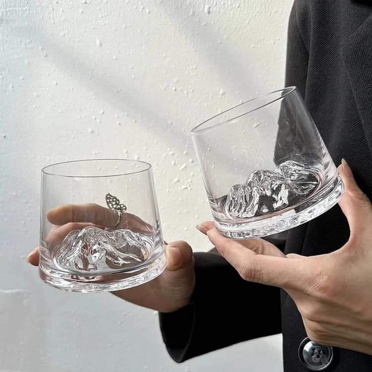 نیم لیوان کوه یخ ساده دلی گلس DELI GLASS