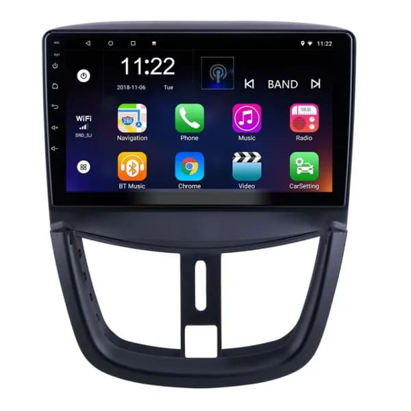 مانیتور اندروید اینفینیتی پژو 207 مدل FX500
