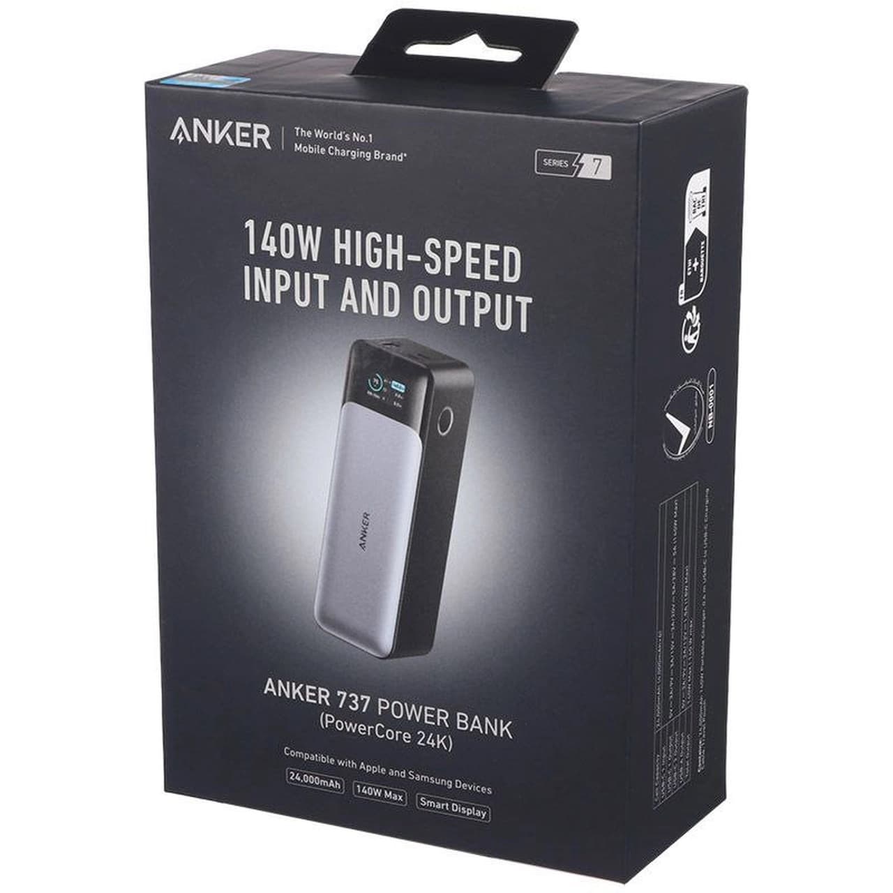 پاوربانک PD و فست شارژ Anker 24000mAh مدل A1289011 140W – مشکی (گارانتی شش ماهه ایویز) — تصویر ۸