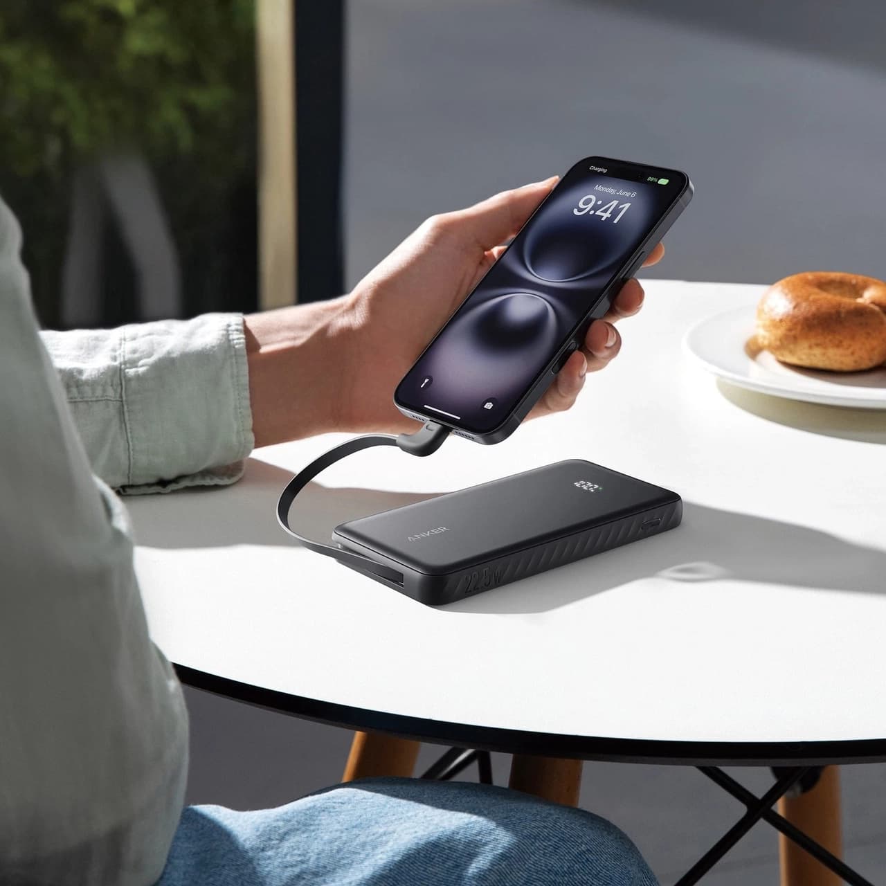 پاوربانک فست شارژ Anker 20000mAh مدل A110EP11 22.5W – مشکی (گارانتی شش ماهه ایویز) — تصویر ۸