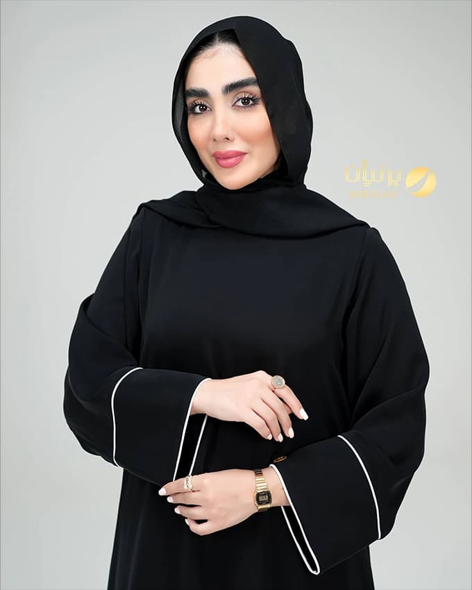 مانتو ویدا جلو بسته استین مغزی دوزی — تصویر ۳