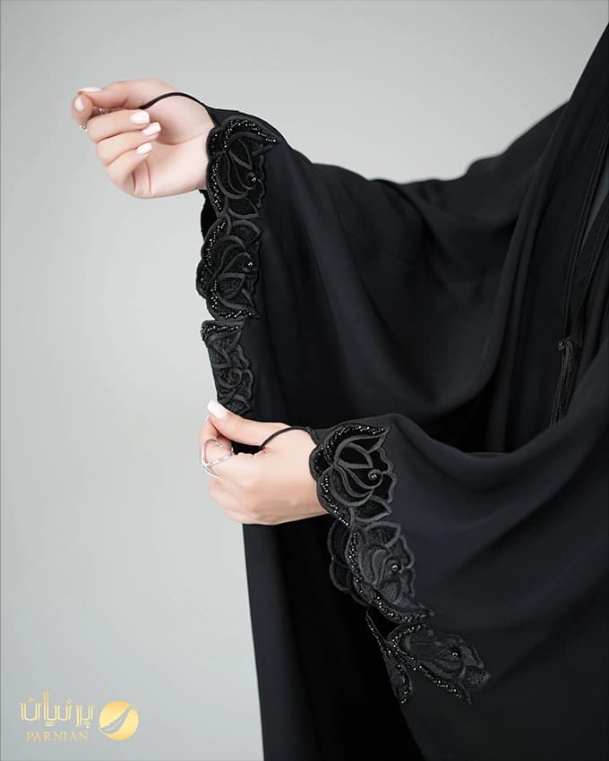 چادر عربی جده بولگاری گلدوزی شیلان — تصویر ۳