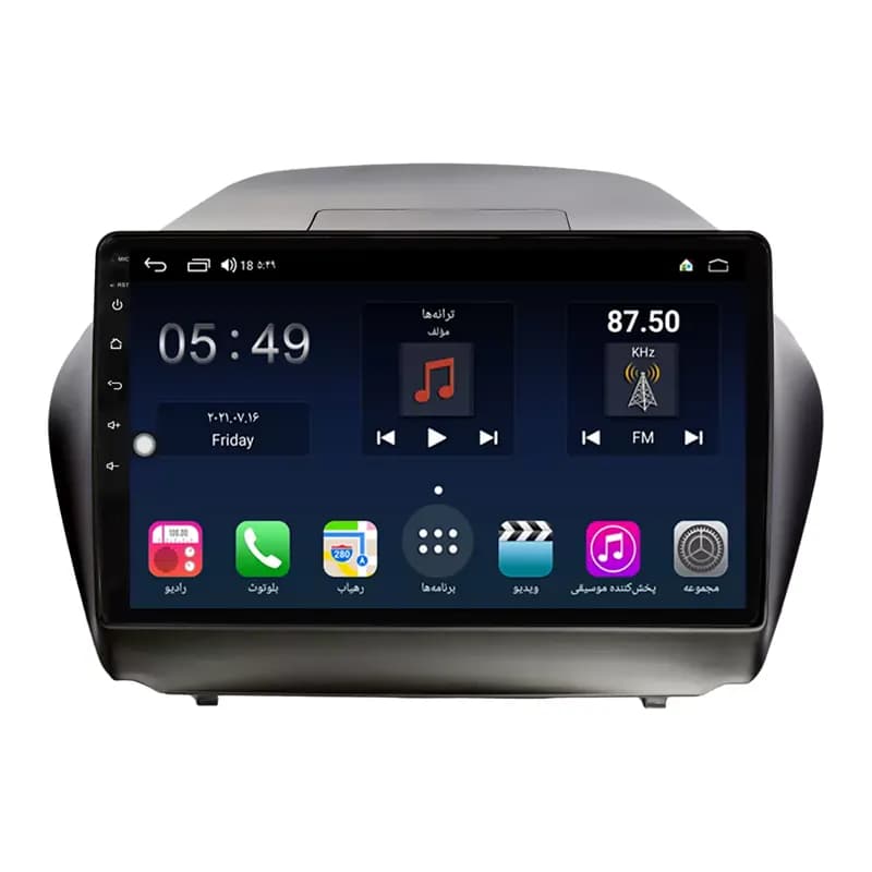 مانیتور اندروید اینفینیتی توسان ix35 مدل FX400