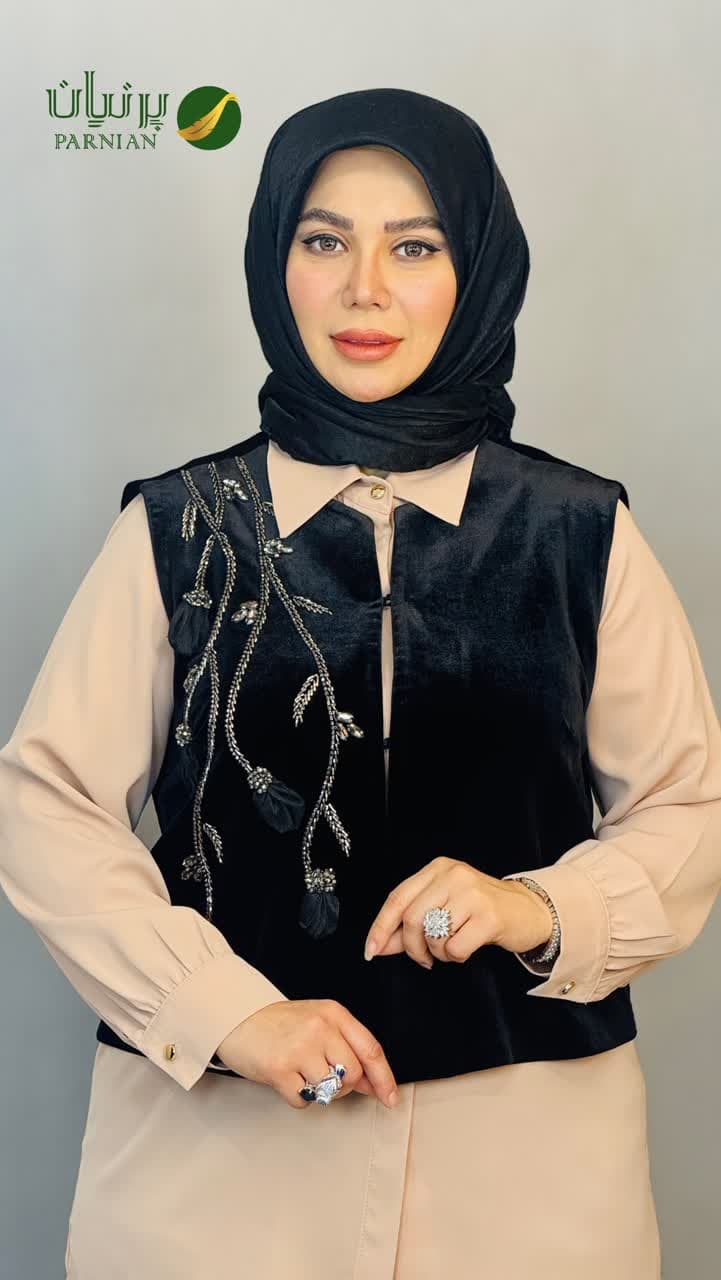 وست مخمل جواهر دوزی 8