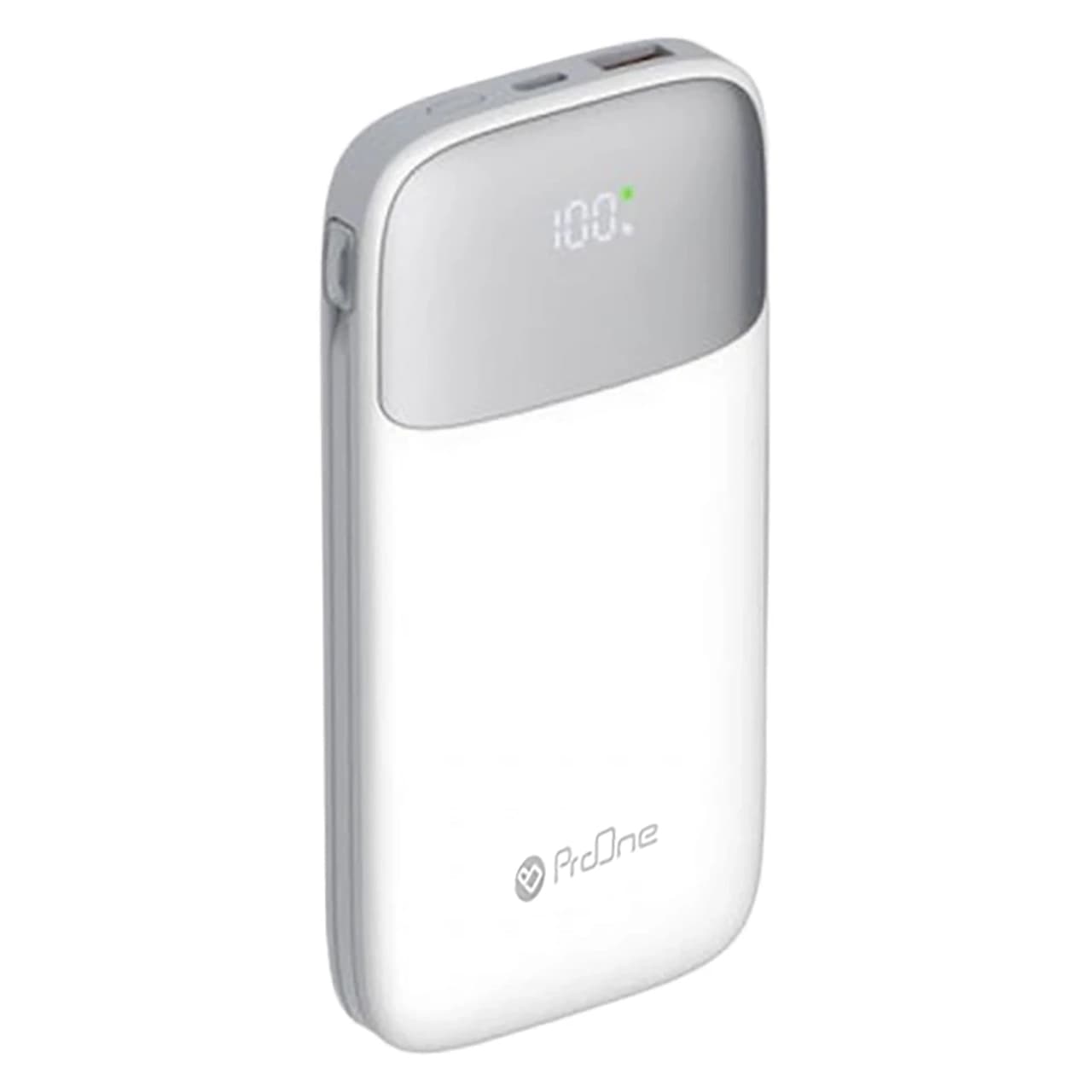 پاوربانک PD و فست شارژ ProOne 20000mAh مدل Volto 20 PPB5213 22.5W – سفید — تصویر ۵