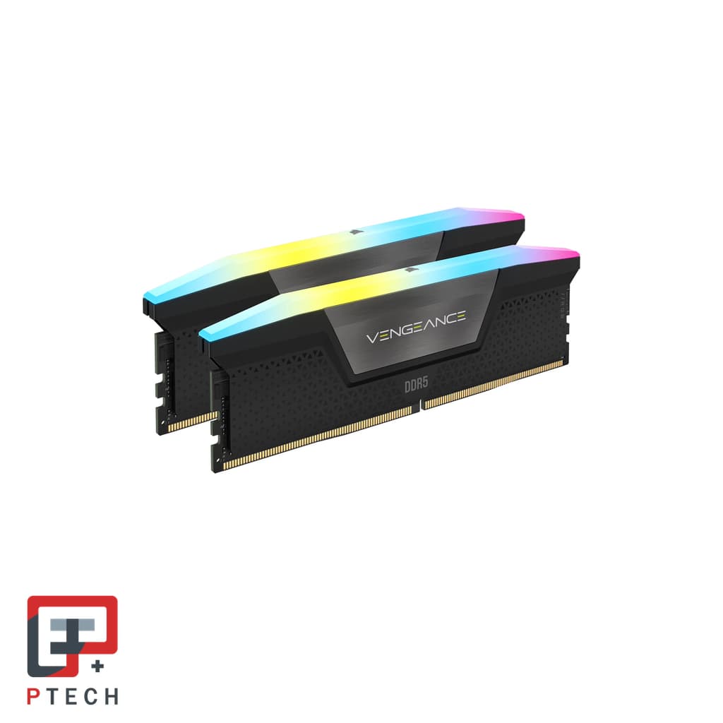 رم دسکتاپ Corsair Vengeance RGB DDR5 32GB 6200 CL36 Black