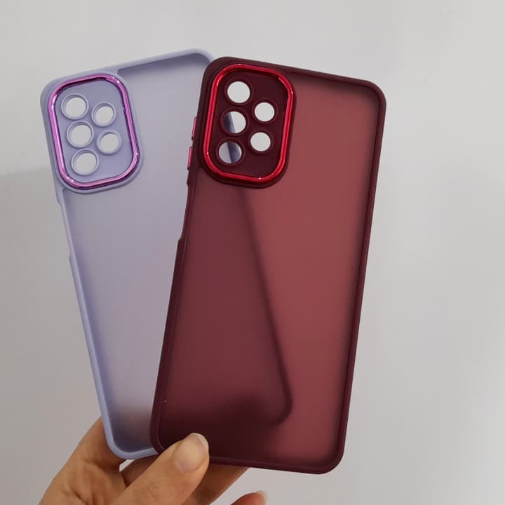 قاب گوشی سامسونگ Galaxy A13 4G مات محافظ لنز دار آیرون متال مدل Fashion Case — تصویر ۴