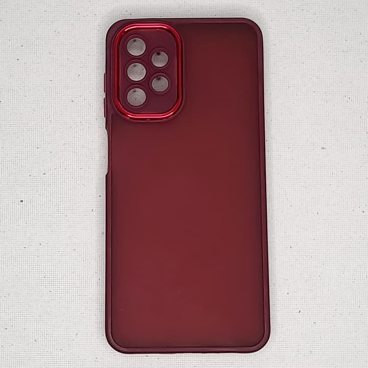 قاب گوشی سامسونگ Galaxy A13 4G مات محافظ لنز دار آیرون متال مدل Fashion Case