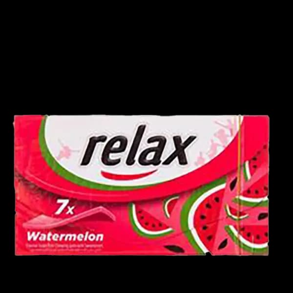 آدامس ریلکس relax مدل استیکی طعم هندوانه بسته 7 عددی باکس 21 تایی — تصویر ۲
